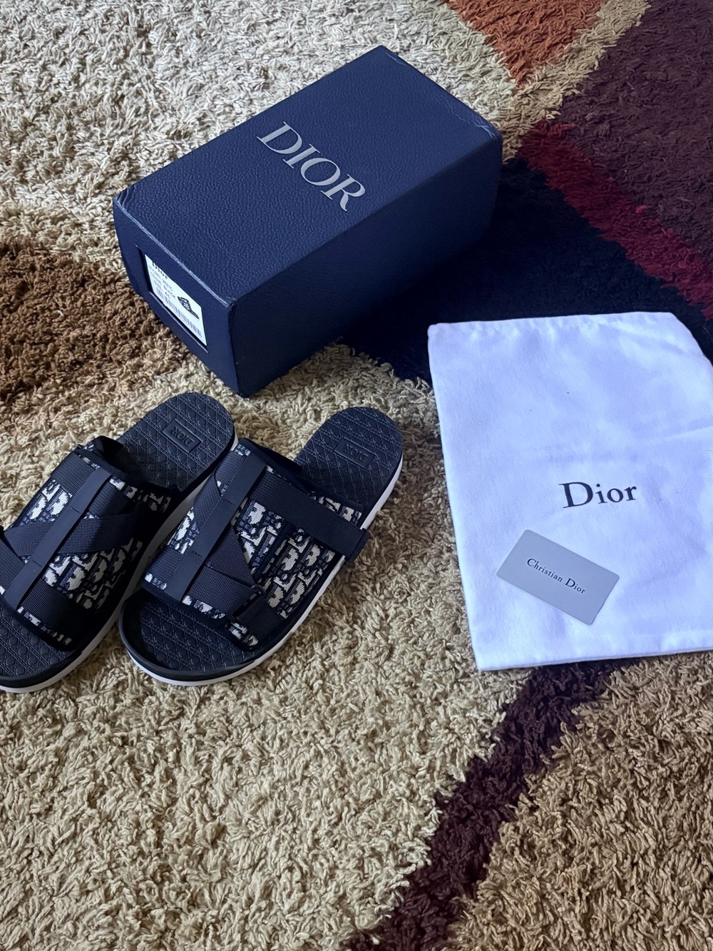 Men’s Black Slides size 10.5